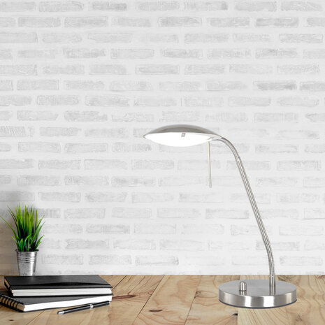 Mexlite Tischleuchte eloi LED Stahl Mexlite Tischleuchte eloi LED Stahl
