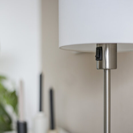 Mexlite Tischleuchte noor 1563st Stahl Mexlite Tischleuchte noor 1563st Stahl