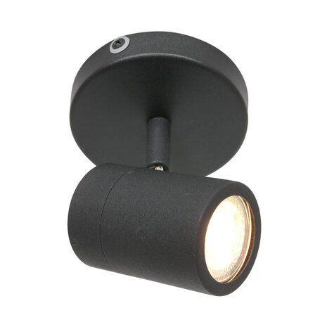 Mexlite Spot Uprund IP44 LED 2486zw schwarz