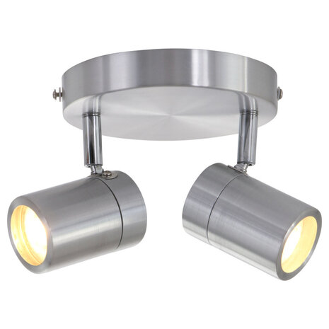 Mexlite Spot Uprund IP44 LED 2487st Stahl