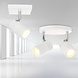 Mexlite Spot Uprund IP44 LED 2487w weiß Mexlite Spot Uprund IP44 LED 2487w weiß