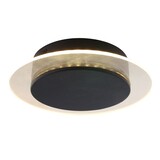 Steinhauer Lido Deckenleuchte Ø 17 cm schwarz Steinhauer Lido Deckenleuchte Ø 17 cm schwarz