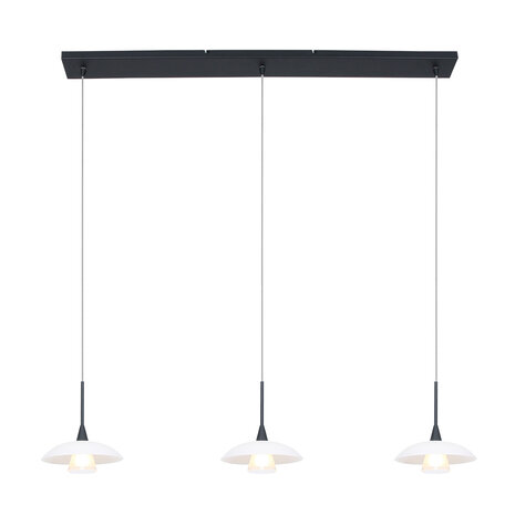 Steinhauer Hängeleuchte tallerken LED 2654zw schwarz Steinhauer Hängeleuchte tallerken LED 2654zw schwarz