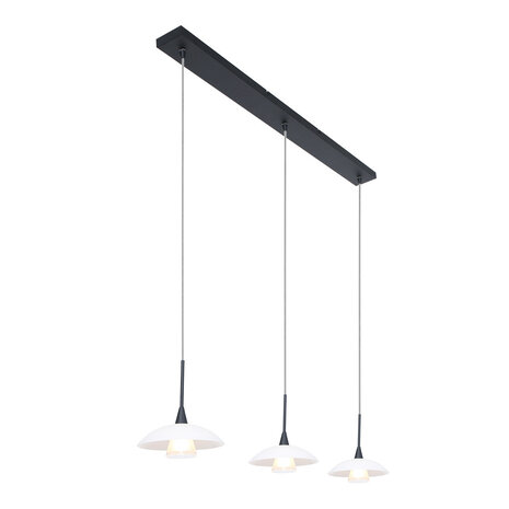 Steinhauer Hängeleuchte tallerken LED 2654zw schwarz Steinhauer Hängeleuchte tallerken LED 2654zw schwarz