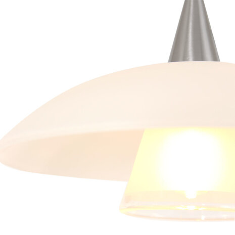 Steinhauer Tischleuchte tallerken LED 2657st Stahl Steinhauer Tischleuchte tallerken LED 2657st Stahl