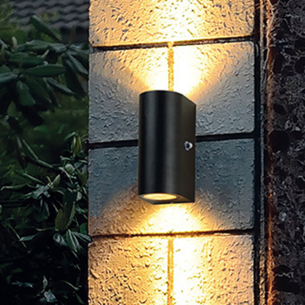 Steinhauer Außenleuchte Logan rund inkl. LED Tag-Nacht-Sensor schwarz Steinhauer Außenleuchte Logan rund inkl. LED Tag-Nacht-Sensor schwarz