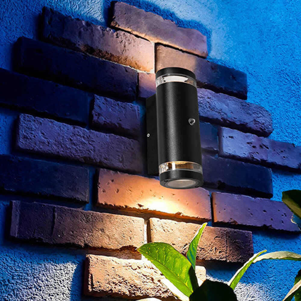 Steinhauer Außenleuchte Panay inkl. LED 2-Licht Tag-Nacht-Sensor schwarz Steinhauer Außenleuchte Panay inkl. LED 2-Licht Tag-Nacht-Sensor schwarz