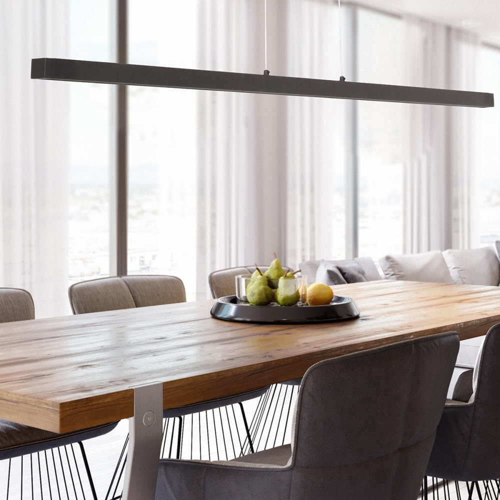 Mexlite Hängeleuchte Danske L 114 cm schwarz Mexlite Hängeleuchte Danske L 114 cm schwarz