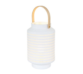 Anne Light & home Tischleuchte anne light and home porzellan 3058w weiß