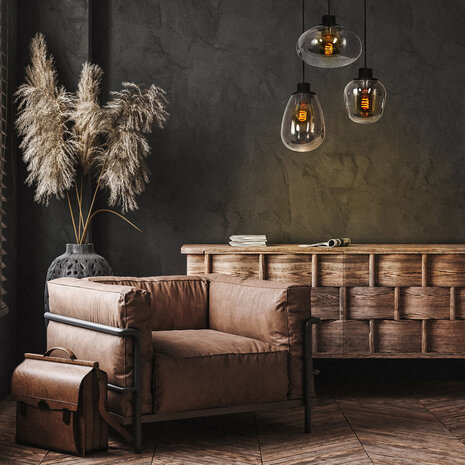 Steinhauer Hängeleuchte reflexion Ø 40 cm 3079 schwarz Steinhauer Hängeleuchte reflexion Ø 40 cm 3079 schwarz