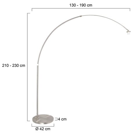 Steinhauer Bogenlampe Sparkled light 7268 Stahl Steinhauer Bogenlampe Sparkled light 7268 Stahl