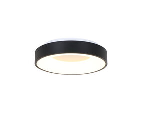Steinhauer Ringlede Deckenleuchte Ø 30 cm 3086 schwarz Steinhauer Ringlede Deckenleuchte Ø 30 cm 3086 schwarz