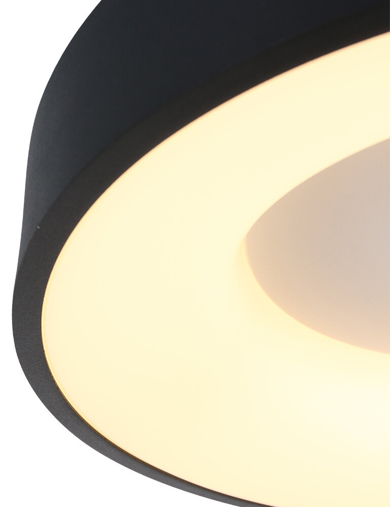 Steinhauer Ringlede Deckenleuchte Ø 30 cm 3086 schwarz Steinhauer Ringlede Deckenleuchte Ø 30 cm 3086 schwarz