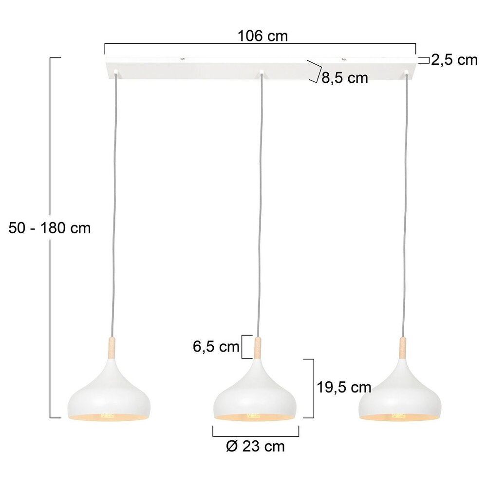 Mexlite Hängeleuchte 3099w weiß Mexlite Hängeleuchte 3099w weiß