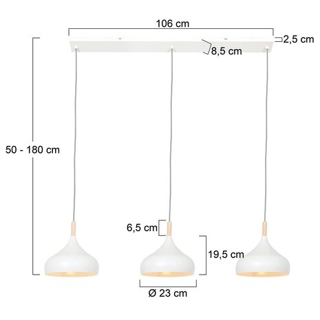 Mexlite Hängeleuchte 3099w weiß Mexlite Hängeleuchte 3099w weiß