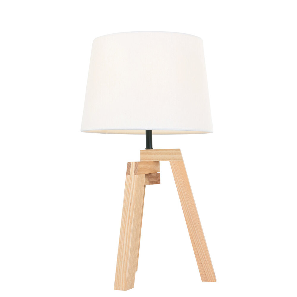 Mexlite Tischlampe sabi 7662be Birke Mexlite Tischlampe sabi 7662be Birke