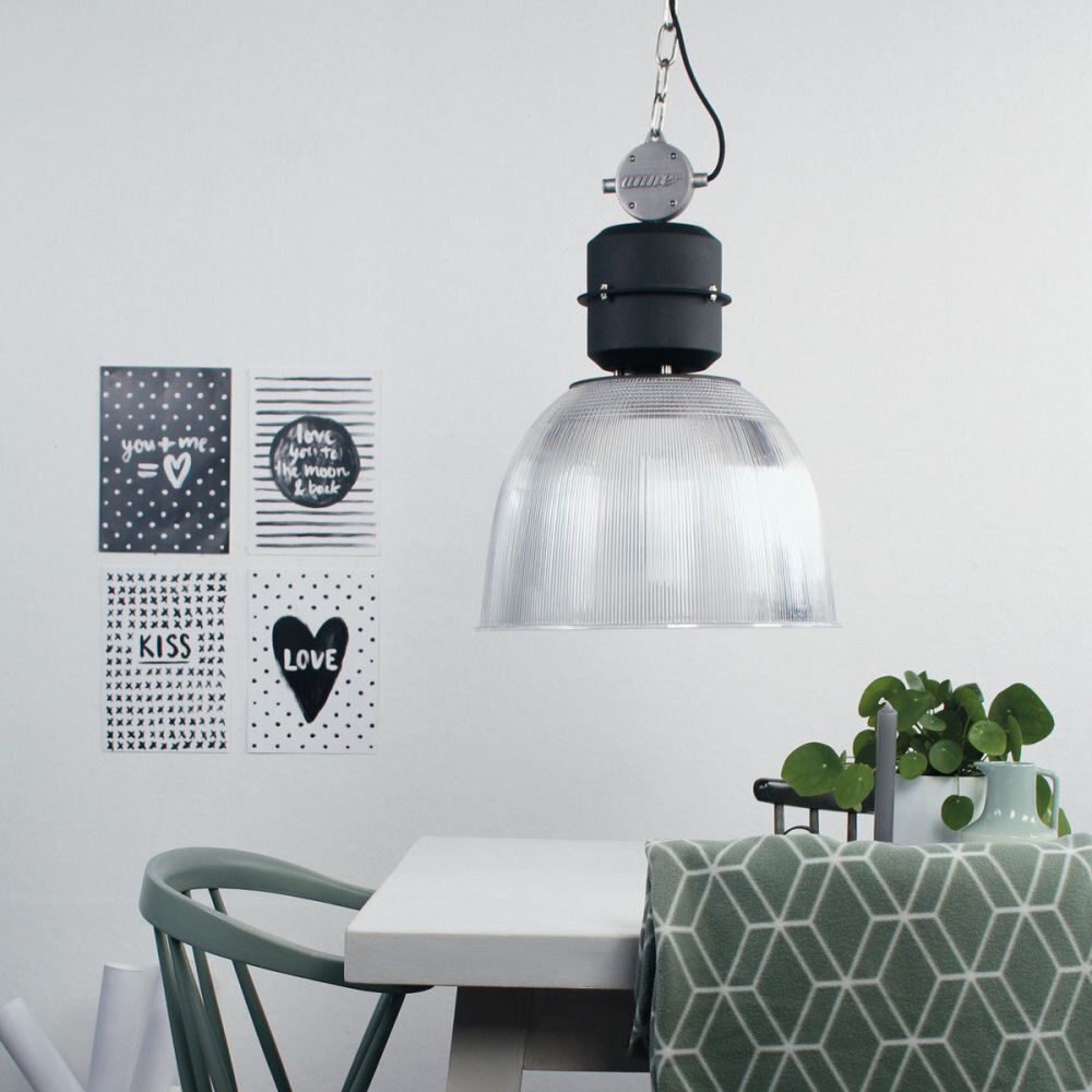 Anne Light & home Hängeleuchte clearvoyant 7695zw schwarz Anne Light & home Hängeleuchte clearvoyant 7695zw schwarz