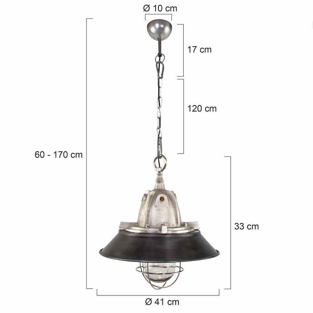 Steinhauer Hängeleuchte Tuk Ø 41 cm Aluminium schwarz Steinhauer Hängeleuchte Tuk Ø 41 cm Aluminium schwarz