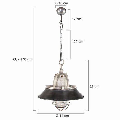 Steinhauer Hängeleuchte Tuk Ø 41 cm Aluminium schwarz Steinhauer Hängeleuchte Tuk Ø 41 cm Aluminium schwarz