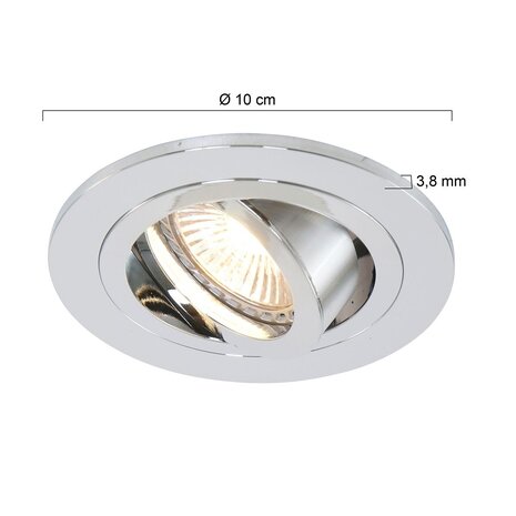 Steinhauer Einbauspot 7304ch Chrom Steinhauer Einbauspot 7304ch Chrom