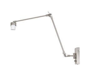 Steinhauer Wandleuchte prestige chic 7396 Stahl Steinhauer Wandleuchte prestige chic 7396 Stahl