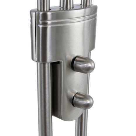 Mexlite Stehleuchte Biron H 180 cm DIM Chrom matt Mexlite Stehleuchte Biron H 180 cm DIM Chrom matt