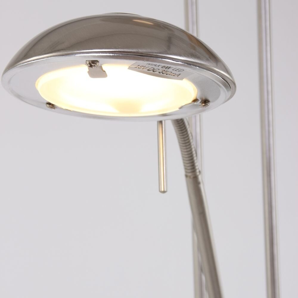 Mexlite Stehleuchte Biron H 180 cm DIM Chrom matt Mexlite Stehleuchte Biron H 180 cm DIM Chrom matt