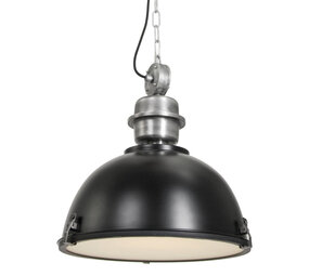 Steinhauer Hängeleuchte Industrial 7586zw schwarz