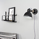 Mexlite Wandleuchte cera 7647zw schwarz Mexlite Wandleuchte cera 7647zw schwarz
