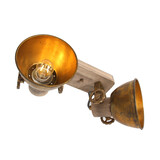 Mexlite Spot gearwood 7969br Bronze Metall Mexlite Spot gearwood 7969br Bronze Metall
