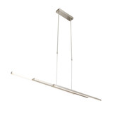 Steinhauer Hängeleuchte motion LED 7970st Stahl