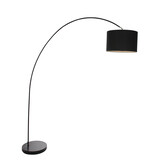 Mexlite Stehlampe solva 7976zw schwarzer schirm Mexlite Stehlampe solva 7976zw schwarzer schirm