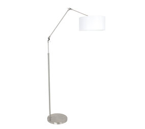 Steinhauer Stehleuchte prestige chic 8100st stahl schirm chintz weiß Steinhauer Stehleuchte prestige chic 8100st stahl schirm chintz weiß