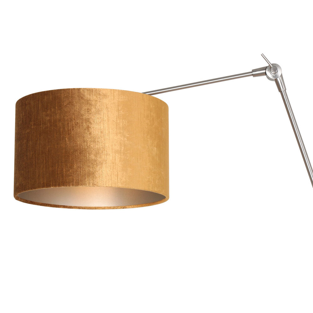 Steinhauer Wandleuchte prestige chic 8111 stahl schirm gold velour Steinhauer Wandleuchte prestige chic 8111 stahl schirm gold velour