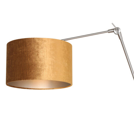 Steinhauer Wandleuchte prestige chic 8111 stahl schirm gold velour Steinhauer Wandleuchte prestige chic 8111 stahl schirm gold velour