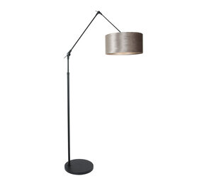 Steinhauer Stehleuchte prestige chic 8116zw schwarzer schirm silber velour Steinhauer Stehleuchte prestige chic 8116zw schwarzer schirm silber velour