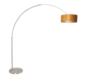 Steinhauer Stehleuchte Sparkled light 8126 Stahlschirm Gold Velour Steinhauer Stehleuchte Sparkled light 8126 Stahlschirm Gold Velour