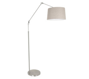 Steinhauer Stehleuchte prestige chic 9720 stahl schirm leinen grau Steinhauer Stehleuchte prestige chic 9720 stahl schirm leinen grau