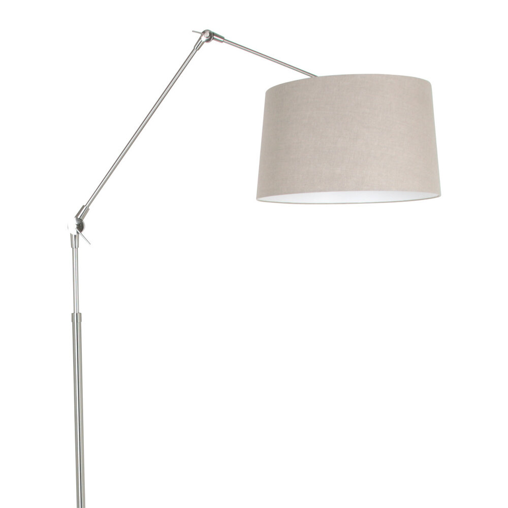 Steinhauer Stehleuchte prestige chic 9720 stahl schirm leinen grau Steinhauer Stehleuchte prestige chic 9720 stahl schirm leinen grau