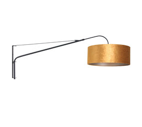 Steinhauer Wandleuchte elegant edel 8135 schwarzer Samtschirm gold Steinhauer Wandleuchte elegant edel 8135 schwarzer Samtschirm gold