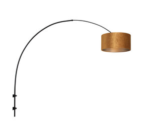 Steinhauer Wandleuchte Sparkled light 8141zw schwarzer Schirm gold velour Steinhauer Wandleuchte Sparkled light 8141zw schwarzer Schirm gold velour
