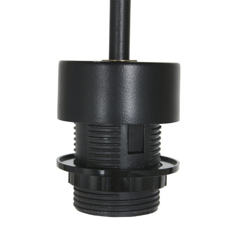 Steinhauer Hängeleuchte Sparkled light 8155 schwarz grau Leinenschirm Steinhauer Hängeleuchte Sparkled light 8155 schwarz grau Leinenschirm