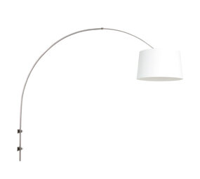 Steinhauer Wandleuchte Sparkled light 8198st Stahl Schirm Leinen weiß Steinhauer Wandleuchte Sparkled light 8198st Stahl Schirm Leinen weiß