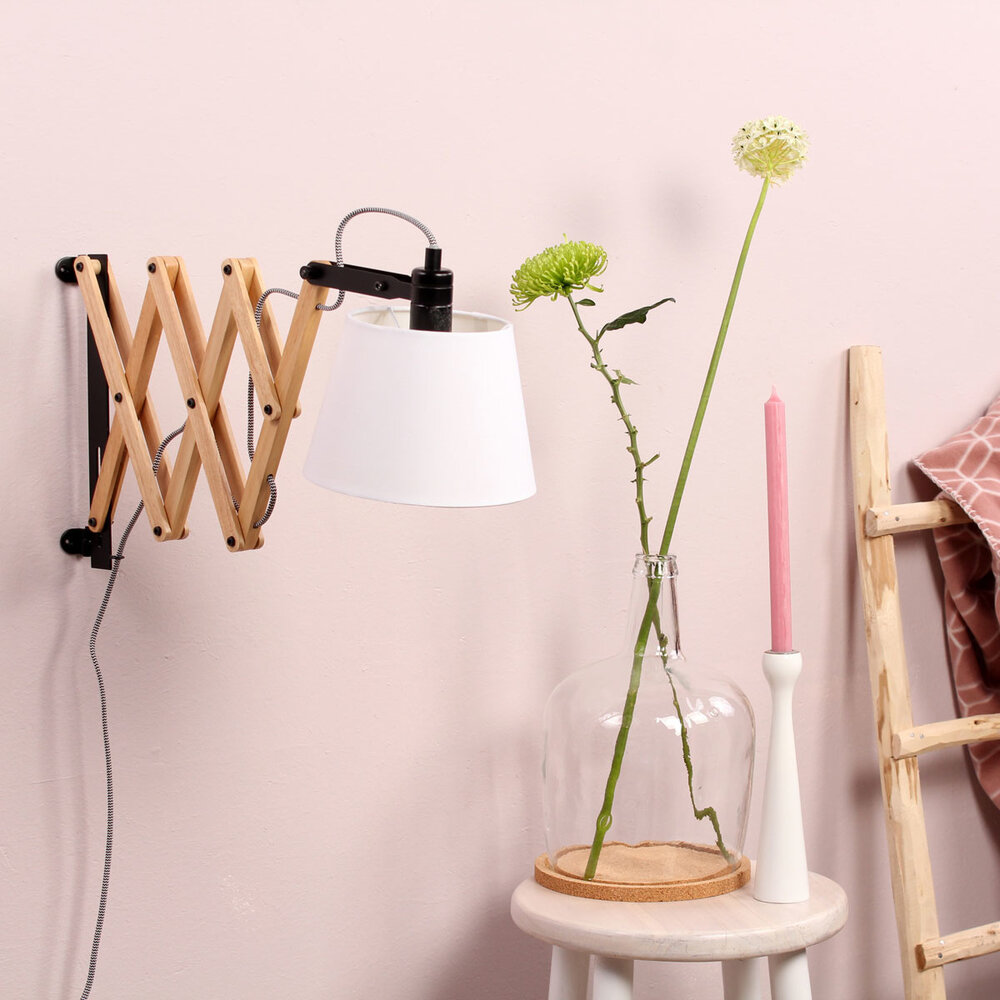 Mexlite Wandleuchte liv 8852be Birke Mexlite Wandleuchte liv 8852be Birke