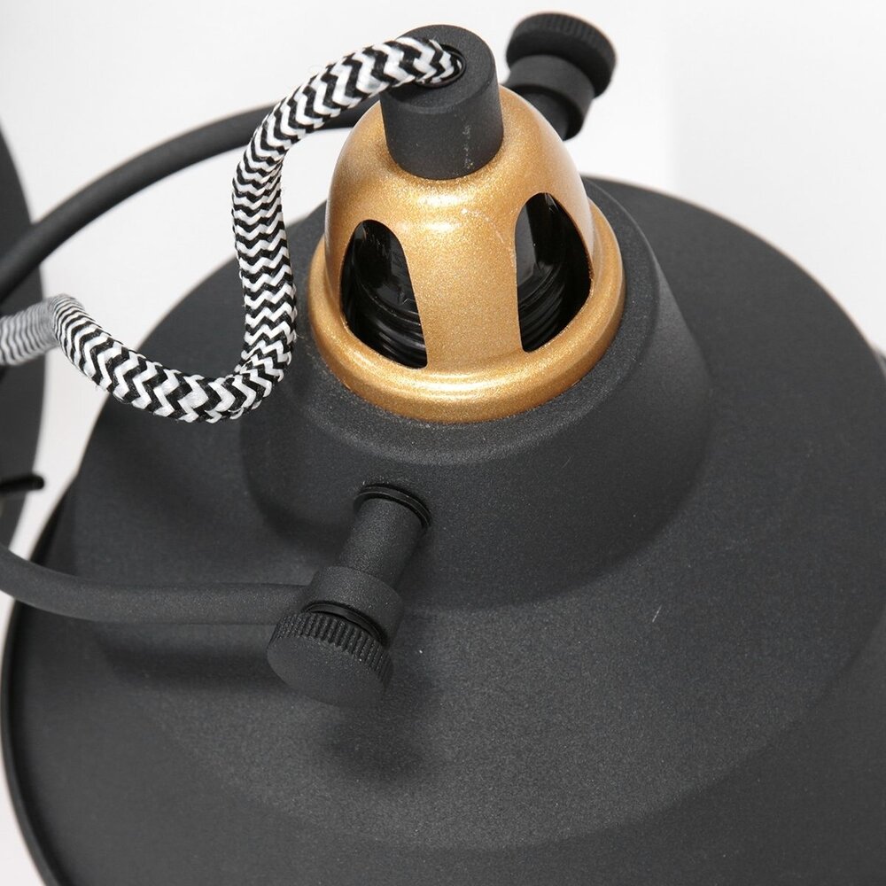 Mexlite Wandleuchte Nove Ø 15 cm schwarz Mexlite Wandleuchte Nove Ø 15 cm schwarz