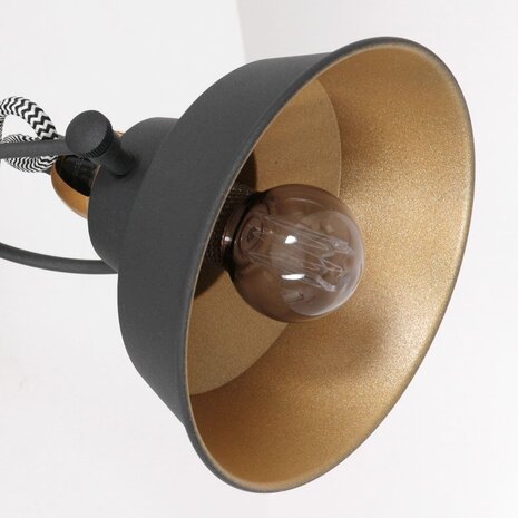 Mexlite Wandleuchte Nove Ø 15 cm schwarz Mexlite Wandleuchte Nove Ø 15 cm schwarz