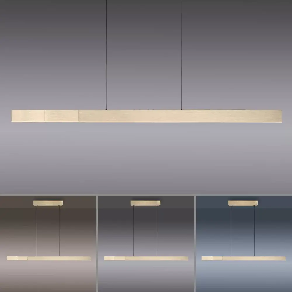 Neuhaus PURE Hängeleuchte e-Lift + e-Slide L 120-200 cm matt gold Neuhaus PURE Hängeleuchte e-Lift + e-Slide L 120-200 cm matt gold