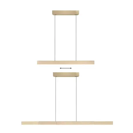 Neuhaus PURE Hängeleuchte e-Lift + e-Slide L 120-200 cm matt gold Neuhaus PURE Hängeleuchte e-Lift + e-Slide L 120-200 cm matt gold