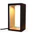 Tischleuchte Corridor H 18 cm B 10 cm schwarz-matt gold Tischleuchte Corridor H 18 cm B 10 cm schwarz-matt gold