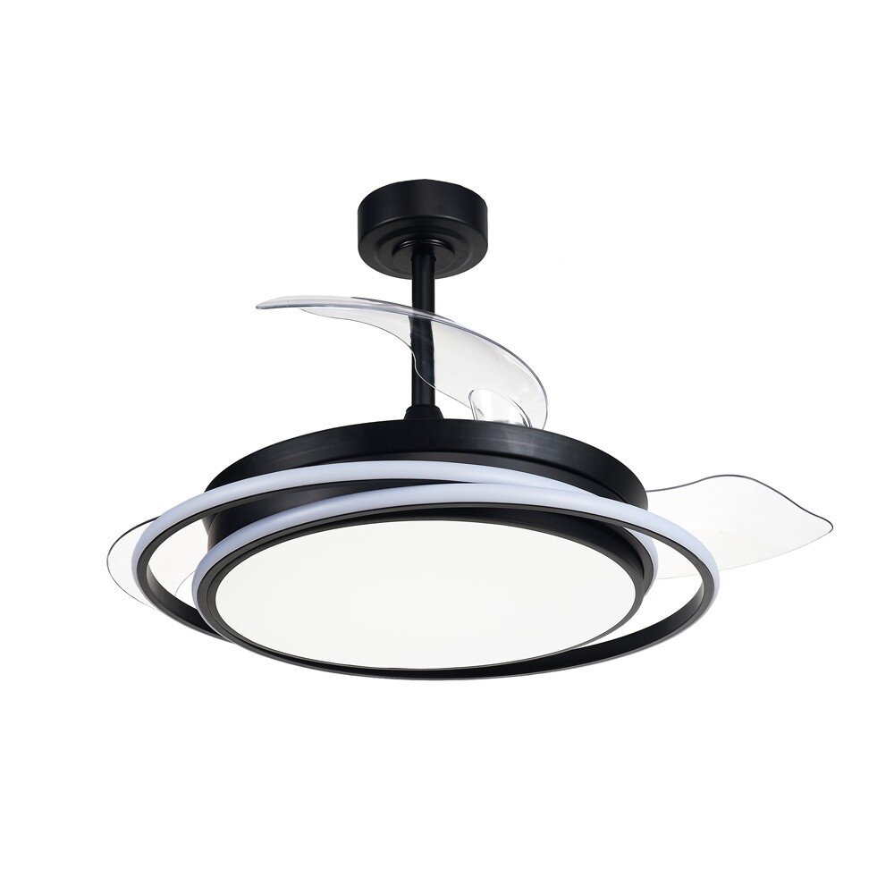 CristalRecord Deckenventilator Antila Ø 106 cm schwarz